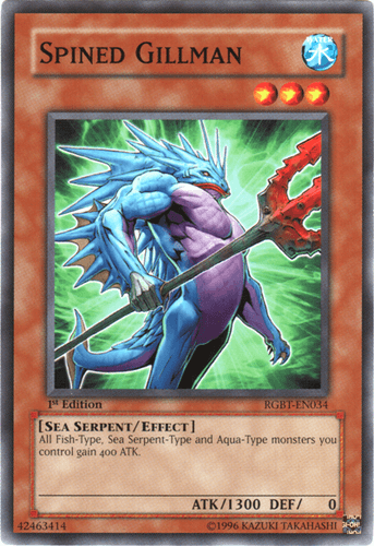 Spined Gillman - RGBT-EN034 Common 1st Edition