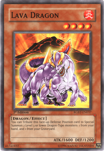 Lava Dragon - RGBT-EN037 Common 1st Edition
