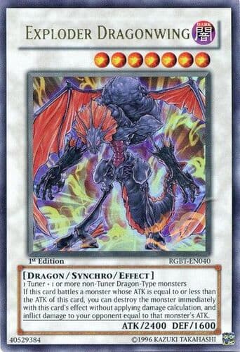 Exploder Dragonwing - RGBT-EN040 Ultra Rare 1st Edition