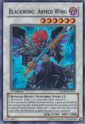 Blackwing Armed Wing - RGBT-EN041 Super Rare Unlimited