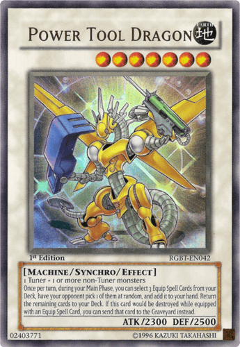 Power Tool Dragon - RGBT-EN042 Ghost Rare 1st Edition