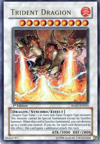 Trident Dragion - RGBT-EN043 Ultimate Rare Unlimited