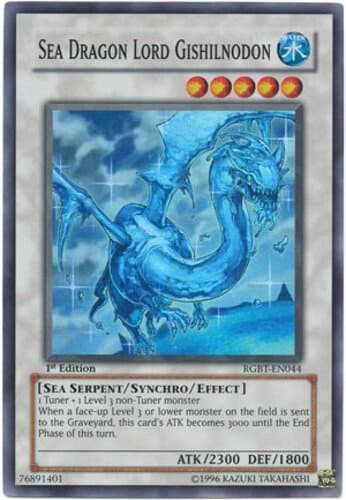 Sea Dragon Lord Gishilnodon - RGBT-EN044 Super Rare Unlimited