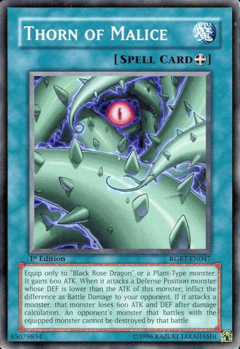 Thorn of Malice - RGBT-EN047 Common 1st Edition