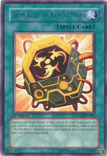 Iron Core of Koa'ki Meiru - RGBT-EN055 Rare 1st Edition
