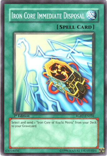 Iron Core Immediate Disposal - RGBT-EN056 Common Unlimited