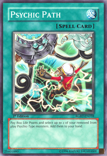 Psychic Path - RGBT-EN058 Common 1st Edition