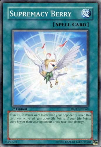 Supremacy Berry - RGBT-EN060 Common 1st Edition