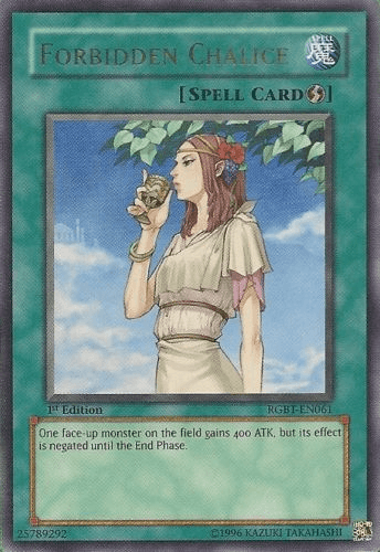 Forbidden Chalice - RGBT-EN061 Ultimate Rare 1st Edition