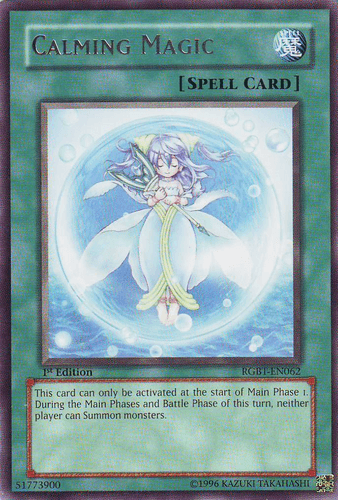 Calming Magic - RGBT-EN062 Rare 1st Edition