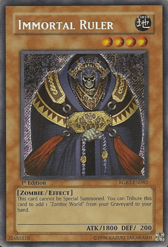 Immortal Ruler - RGBT-EN082 Secret Rare Unlimited