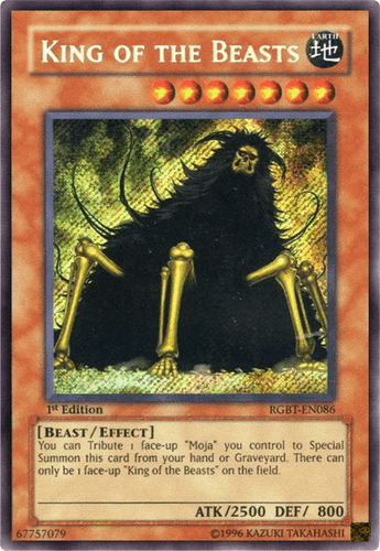 King of the Beasts - RGBT-EN086 Secret Rare Unlimited