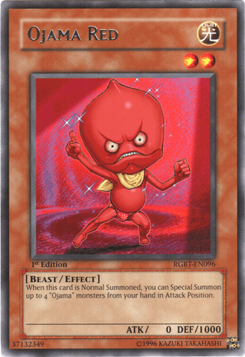 Ojama Red - RGBT-EN096 Rare 1st Edition