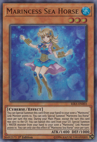 Marincess Sea Horse - RIRA-EN003 Ultra Rare 1st Edition