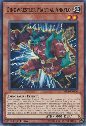 Dinowrestler Martial Ankylo - RIRA-EN006 Common Unlimited