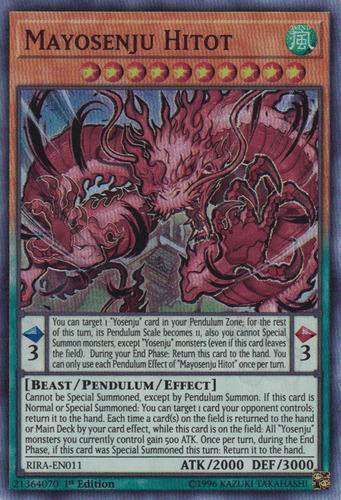 Mayosenju Hitot - RIRA-EN011 Super Rare Unlimited