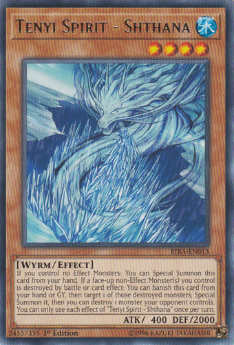Tenyi Spirit - Shthana - RIRA-EN013 Rare 1st Edition