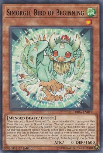 Simorgh, Bird of Beginning - RIRA-EN017 Common 1st Edition