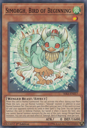 Simorgh, Bird of Beginning - RIRA-EN017 Common Unlimited