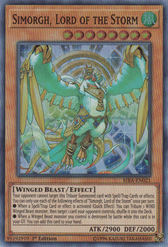 Simorgh, Lord of the Storm - RIRA-EN021 Super Rare Unlimited