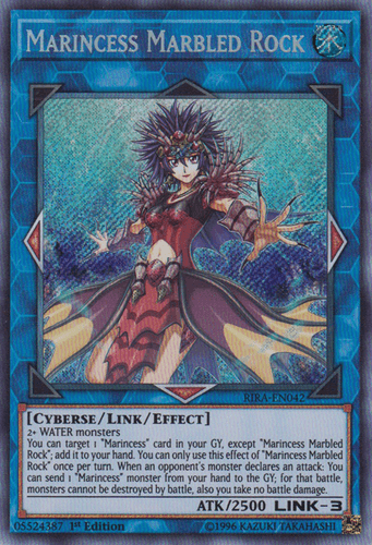 Marincess Marbled Rock - RIRA-EN042 Secret Rare 1st Edition