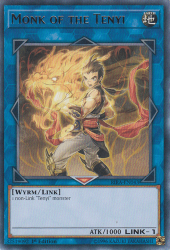 Monk of the Tenyi - RIRA-EN043 Rare 1st Edition
