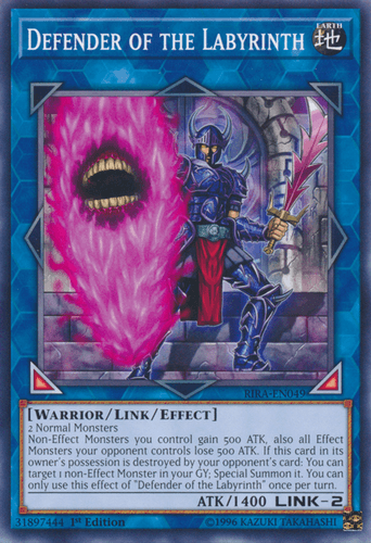 Defender of the Labyrinth - RIRA-EN049 Common Unlimited