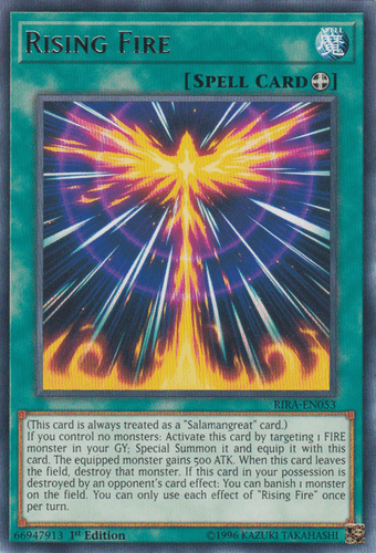 Rising Fire - RIRA-EN053 Rare 1st Edition