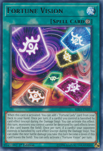 Fortune Vision - RIRA-EN055 Rare 1st Edition