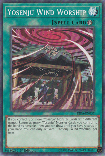 Yosenju Wind Worship - RIRA-EN057 Common Unlimited