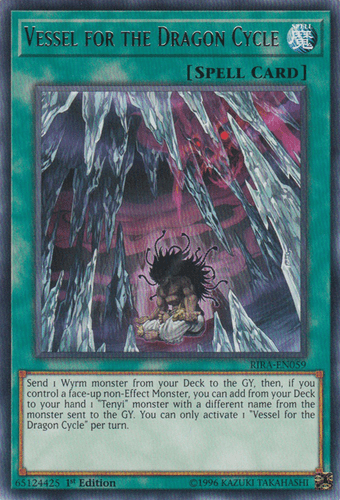 Vessel for the Dragon Cycle - RIRA-EN059 Rare 1st Edition