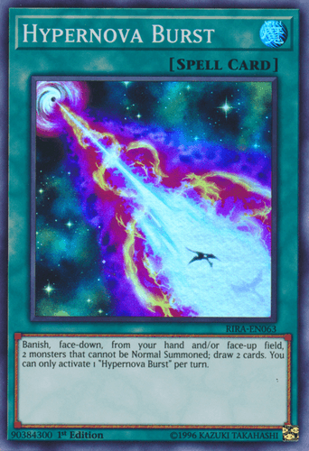 Hypernova Burst - RIRA-EN063 Super Rare 1st Edition
