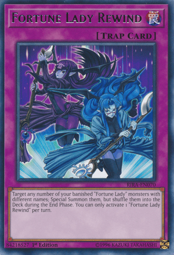 Fortune Lady Rewind - RIRA-EN070 Rare 1st Edition