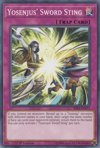 Yosenjus' Sword Sting - RIRA-EN071 Common Unlimited