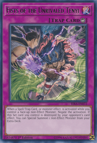 Fists of the Unrivaled Tenyi - RIRA-EN072 Rare Unlimited