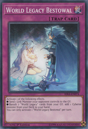World Legacy Bestowal - RIRA-EN074 Common 1st Edition