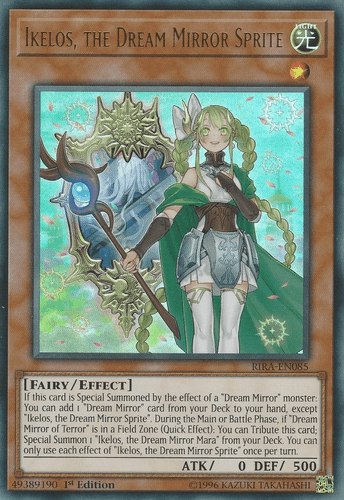 Ikelos, the Dream Mirror Sprite - RIRA-EN085 Ultra Rare 1st Edition