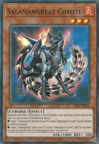 Salamangreat Coyote - RIRA-ENSE1 Super Rare Limited Edition