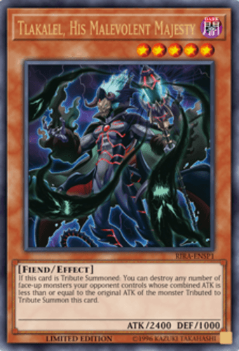 Tlakalel, His Malevolent Majesty - RIRA-ENSP1 Ultra Rare Limited Edition