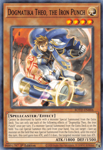 Dogmatika Theo, the Iron Punch - ROTD-EN006 Common 1st Edition