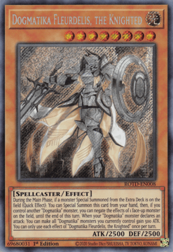 Dogmatika Fleurdelis, the Knighted - ROTD-EN008 Secret Rare 1st Edition