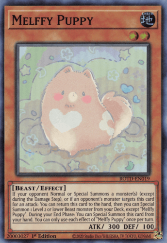 Melffy Puppy - ROTD-EN019 Super Rare 1st Edition