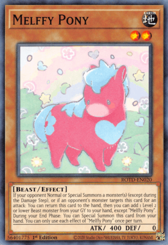 Melffy Pony - ROTD-EN020 Common 1st Edition