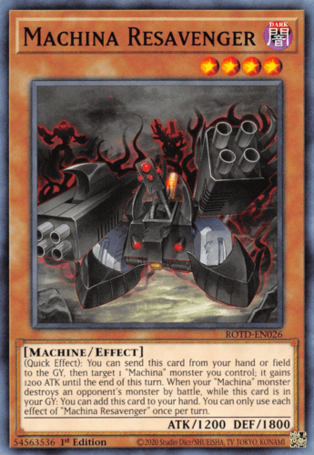 Machina Resavenger - ROTD-EN026 Common 1st Edition