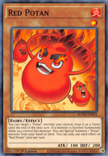 Red Potan - ROTD-EN034 Common 1st Edition