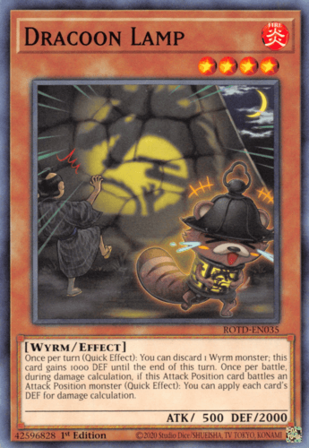 Dracoon Lamp - ROTD-EN035 Common 1st Edition