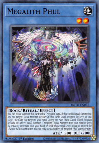 Megalith Phul - ROTD-EN036 Common 1st Edition