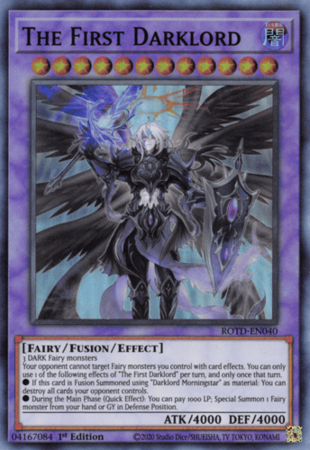 The First Darklord - ROTD-EN040 Super Rare 1st Edition