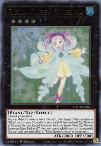 Rikka Queen Strenna - ROTD-EN046 Ultra Rare 1st Edition