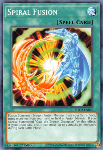 Spiral Fusion - ROTD-EN050 Common 1st Edition